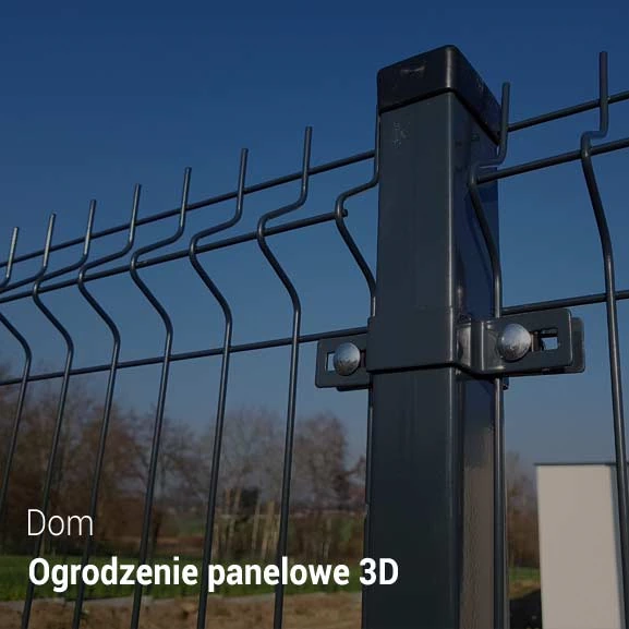 Zamontowane ogrodzenie z paneli 3D Dirox