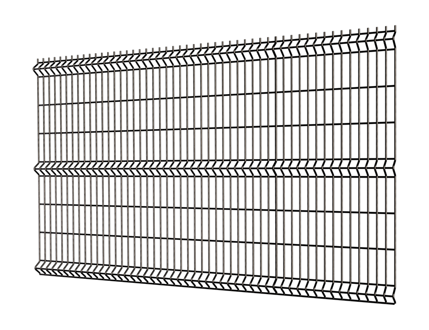 Antracytowy panel ogrodzeniowy 3D Dirox